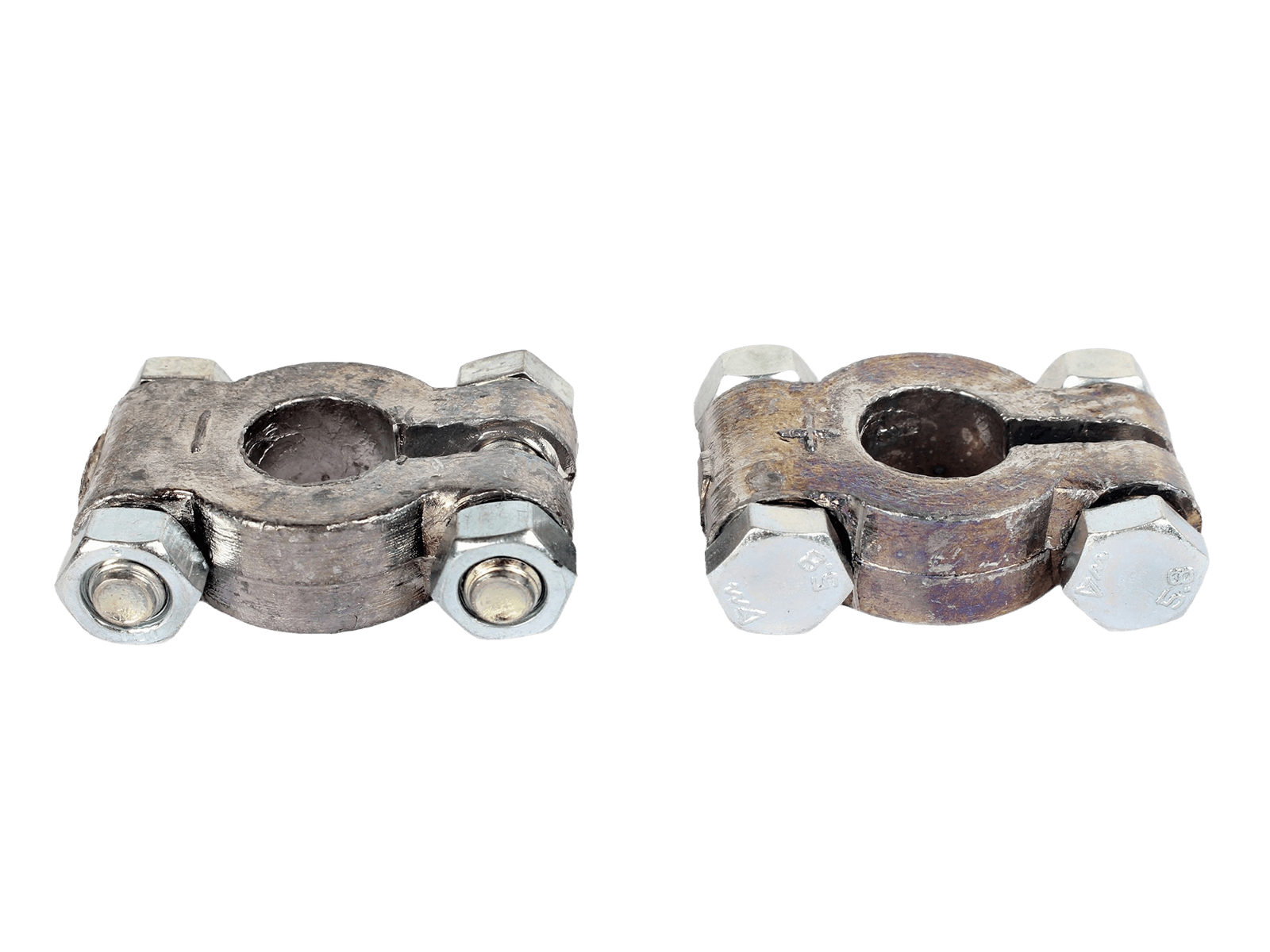 Клемма АКБ +/- свинец с зажимом гайка комплект фотография №3