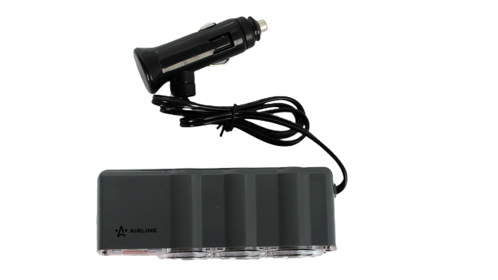 Разветвитель Airline на 3 гнезда и USB оранжевый фотография №3