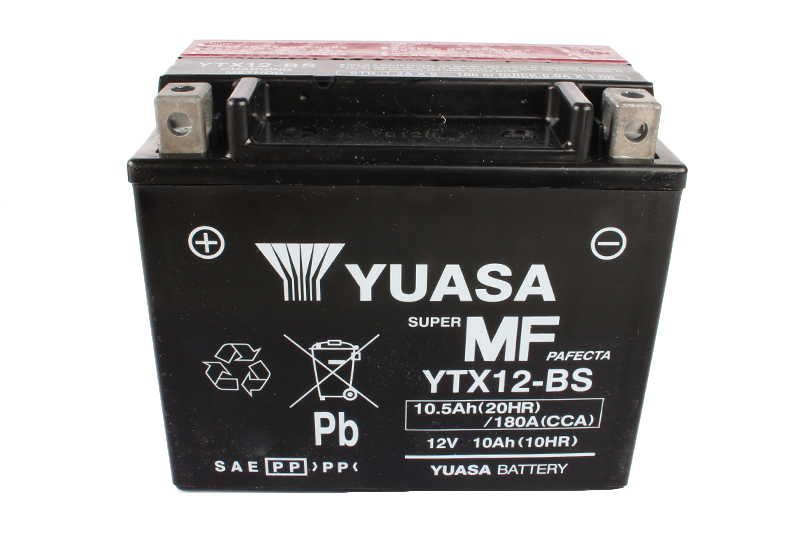 Мотоаккумулятор YUASA YTX12-BS фотография №3