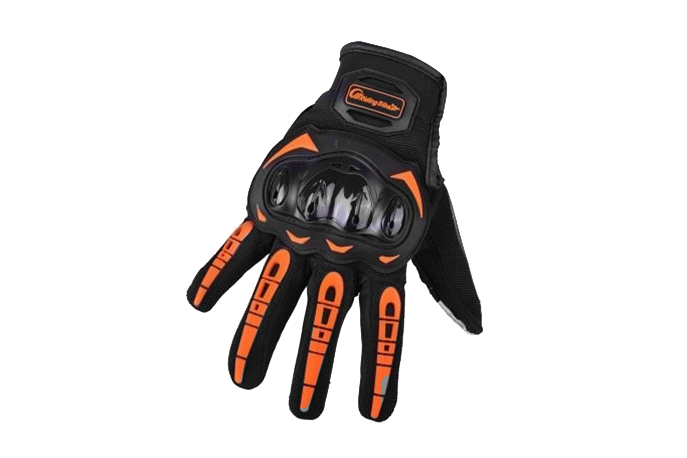 Перчатки защитные RidingTribe MCS-17 оранжевые XL фотография №2