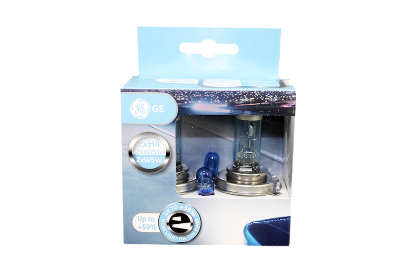 Лампа автомобильная H4 12V- 60/55W (P43t) Sport набор (GE) фотография №1