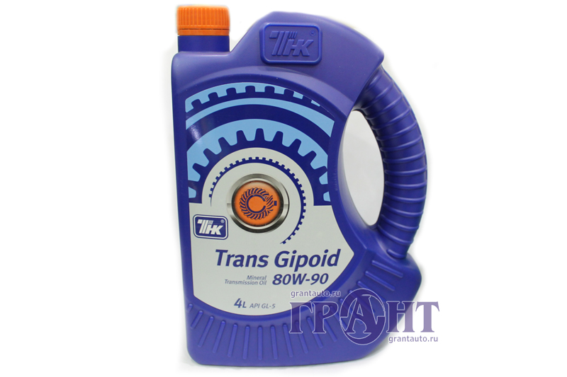 Трансмиссионное масло ТНК TRANS GIPOID GL-5 80W90 4л фотография №1