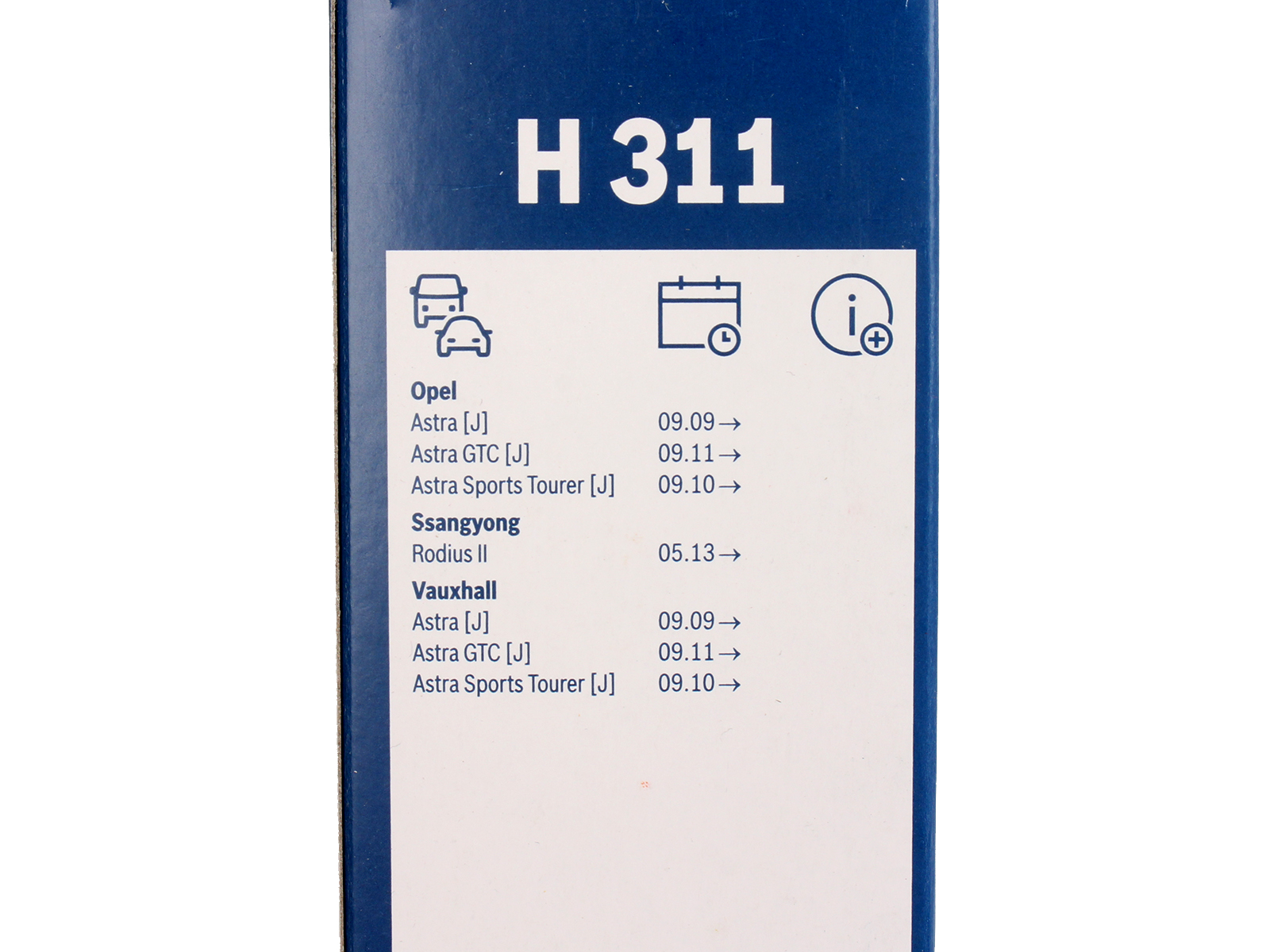 Щетка стеклоочистителя BOSCH задняя 3397011666 H311 фотография №4