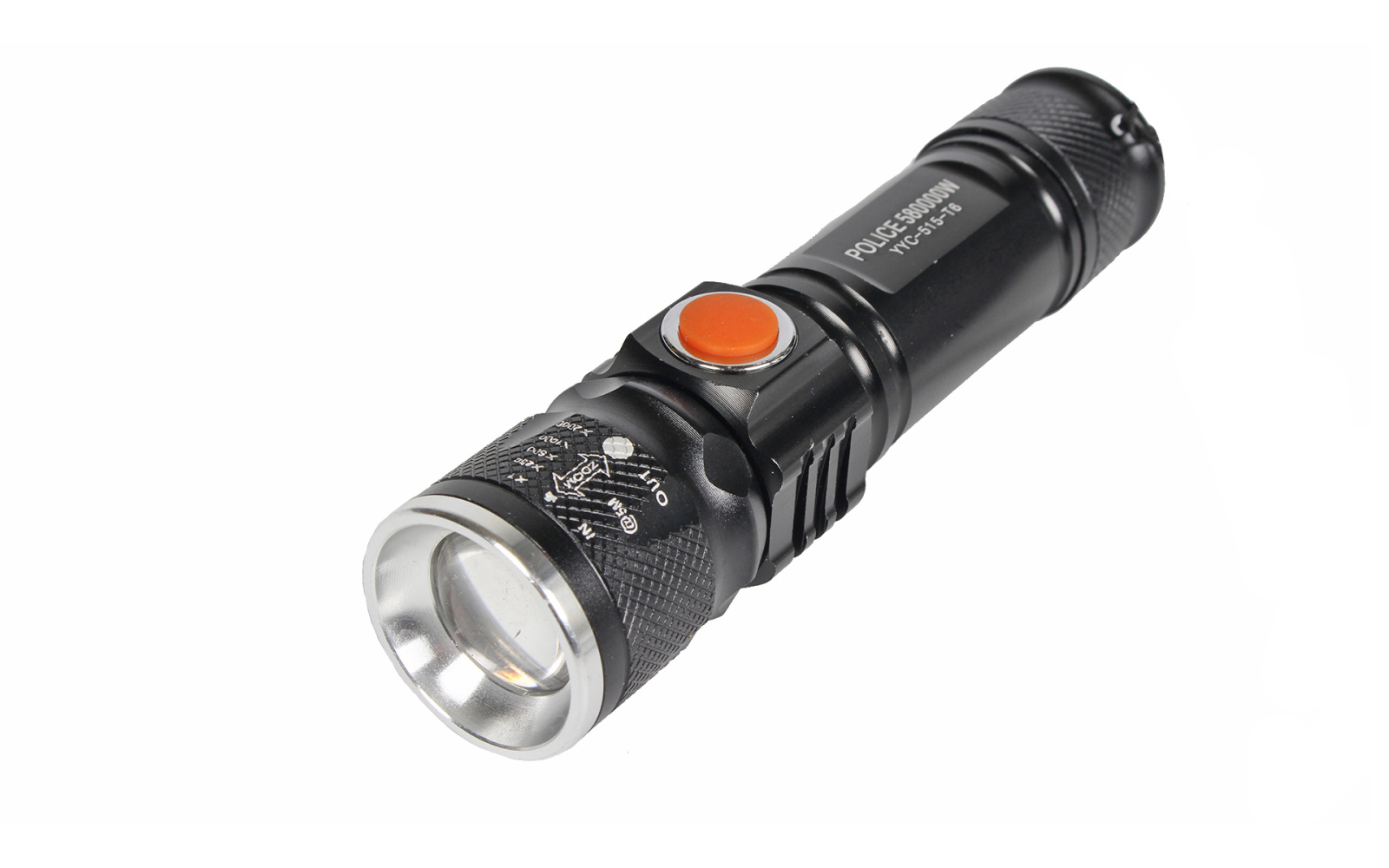 Фонарь ручной аккумуляторный с зарядкой от USB YYC-515-T6 фотография №1