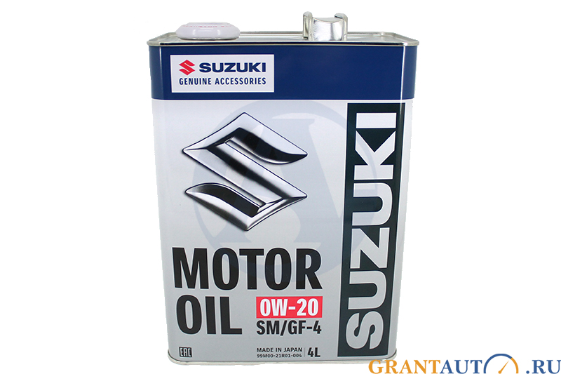 Масло моторное SUZUKI 0W20 4л фотография №1