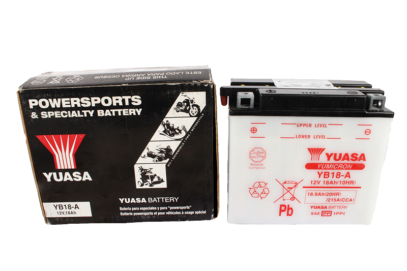 Мотоаккумулятор YUASA YB18-A фотография №1