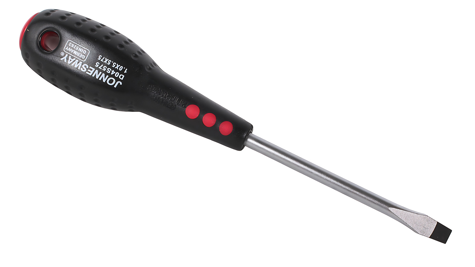 Отвертка JONNESWAY full star шлицевая SL5.5х75 мм фотография №2 Отвертка JONNESWAY full star шлицевая SL5.5х75 мм фотография №2