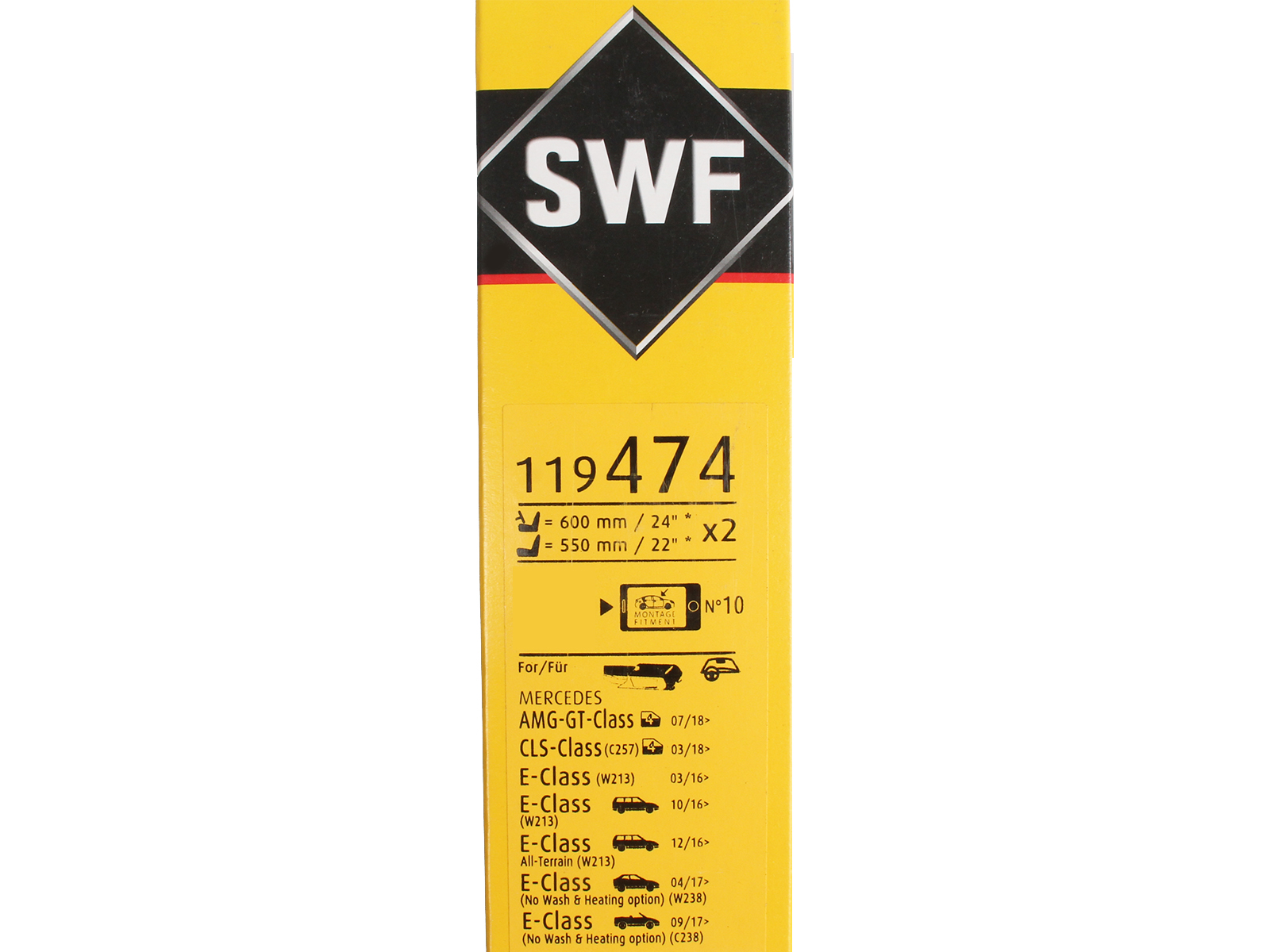 Щетка стеклоочистителя SWF W213 комплект фотография №4
