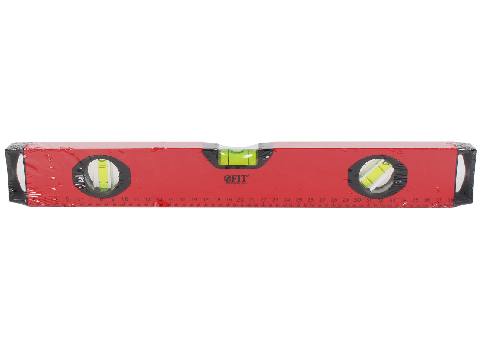 Уровень БИЗОН 3 глазка магнт.полоса 400мм фотография №1