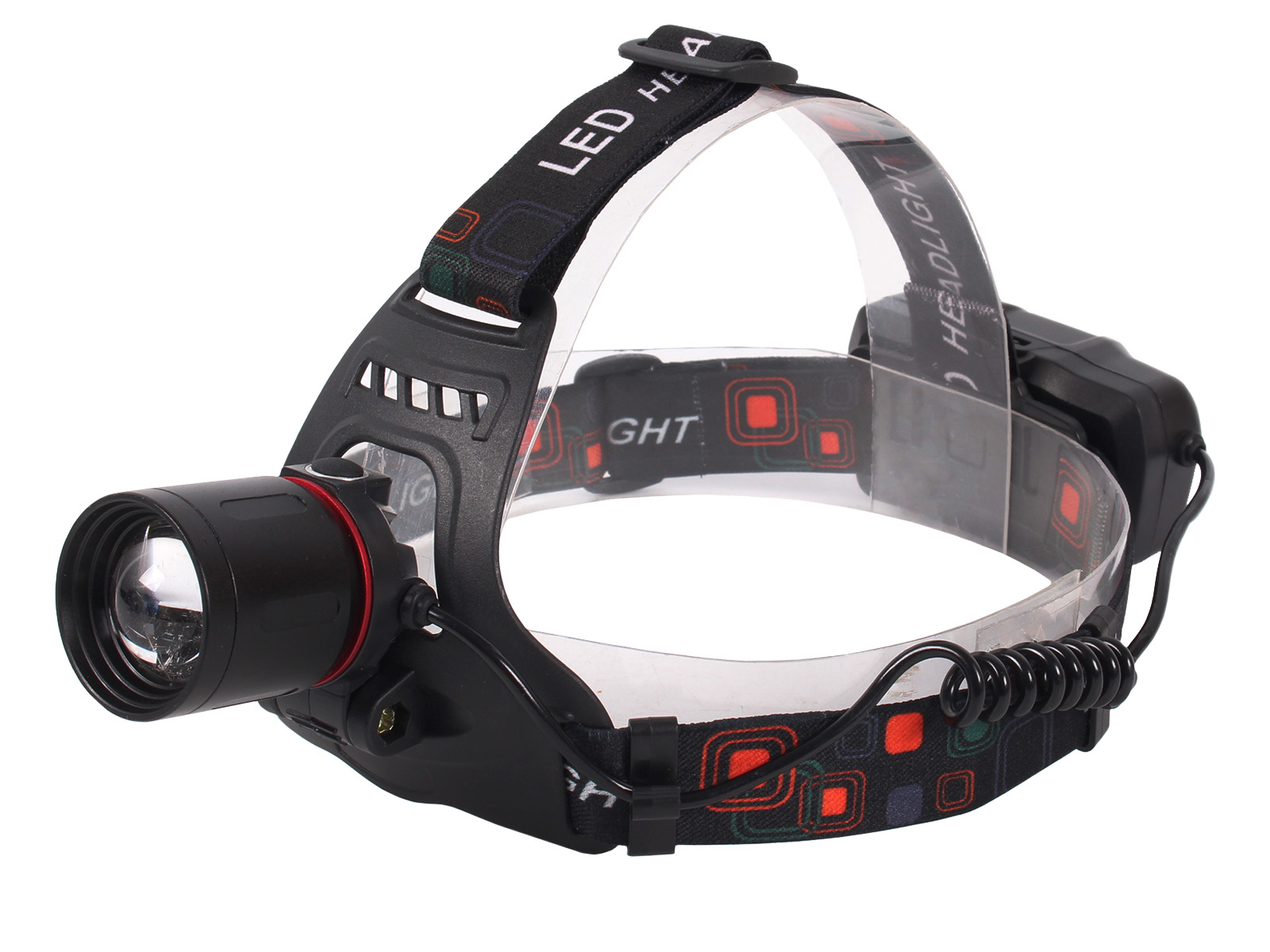 Фонарь светодиодный налобный АКБ от USB 102-T6 YYC-102-T6 фотография №1