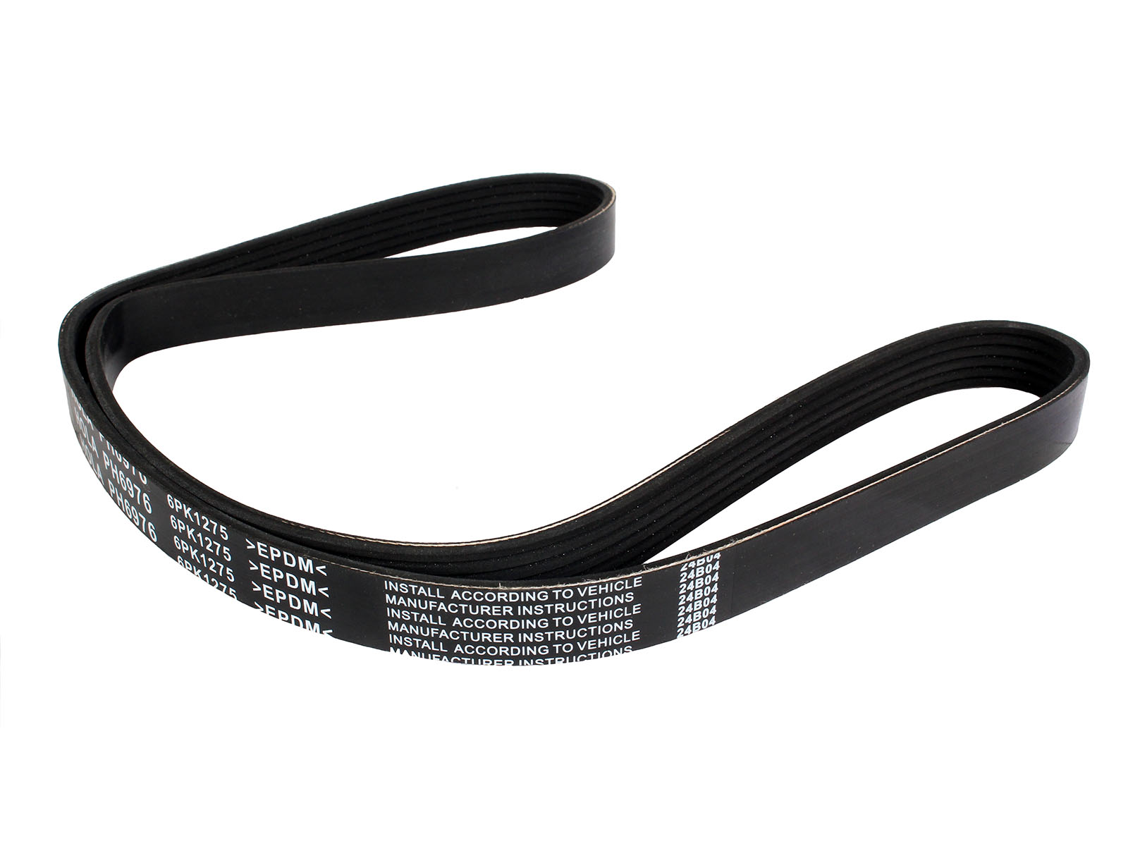 Ремень для ЗМЗ-405 ЕВРО-3 генератора без ГУР HOLA 6PK1275 PH6976 фотография №2