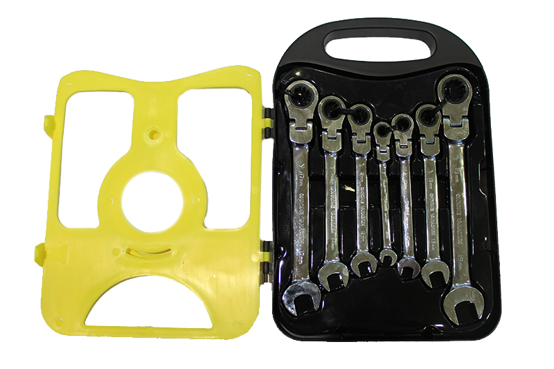 Набор ключей комбинированных с трещоткой 7 предметов STURM 1045-04-S2 фотография №1