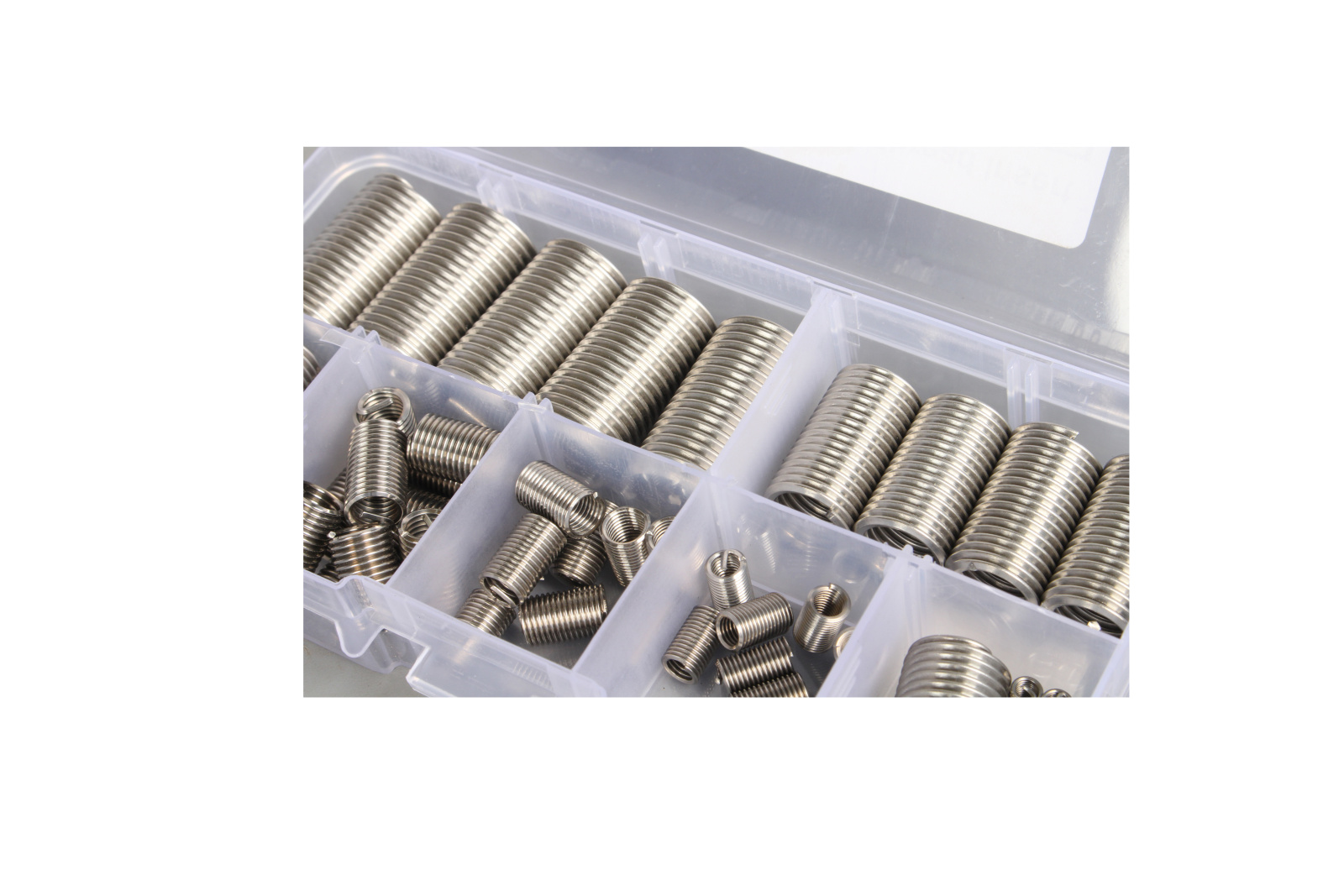 Набор вставок для ремонта резьбы 3D M3-M12 55 предметов ANROKEY фотография №2