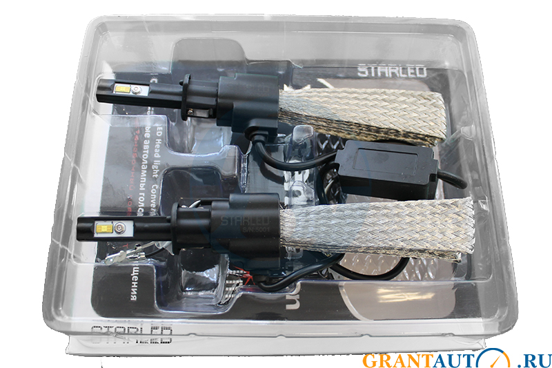 Лампа STARLED H1 X5 25W диодная 1 комплект H1 25W фотография №1