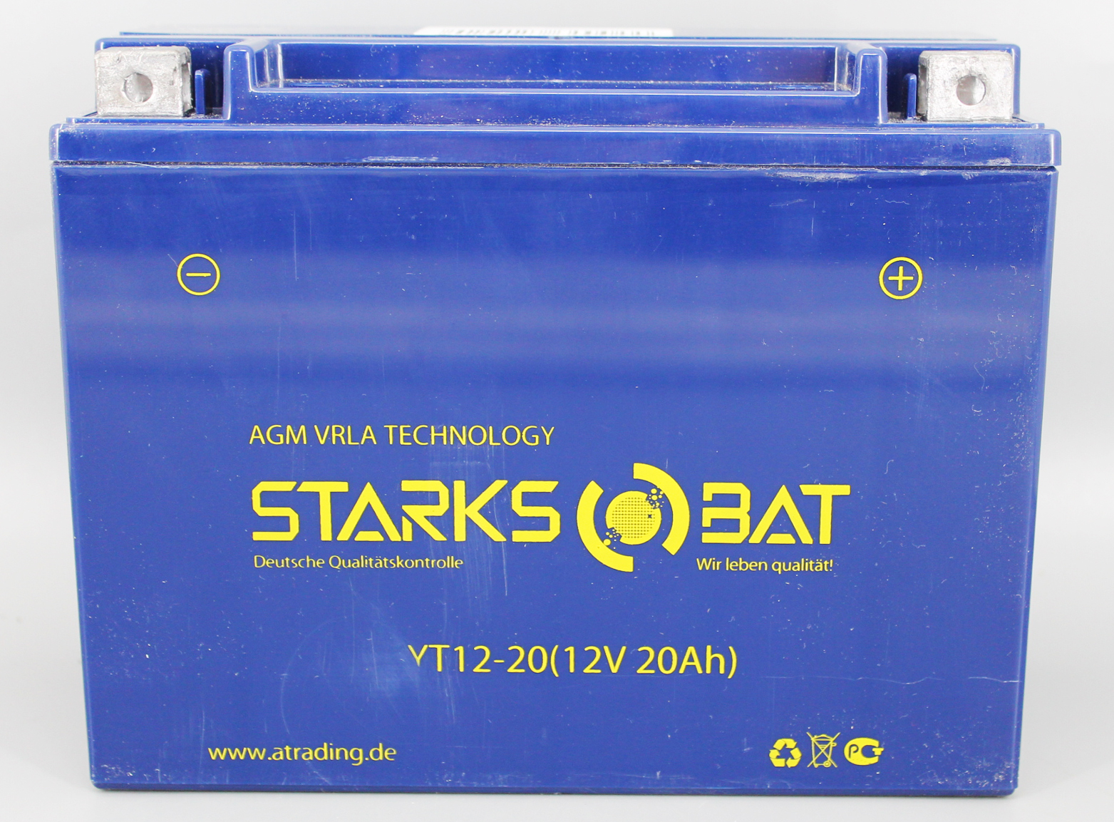 Аккумуляторная батарея STARKSBAT YT 12-20 Y50-N18L-A 6СТ20 фотография №1