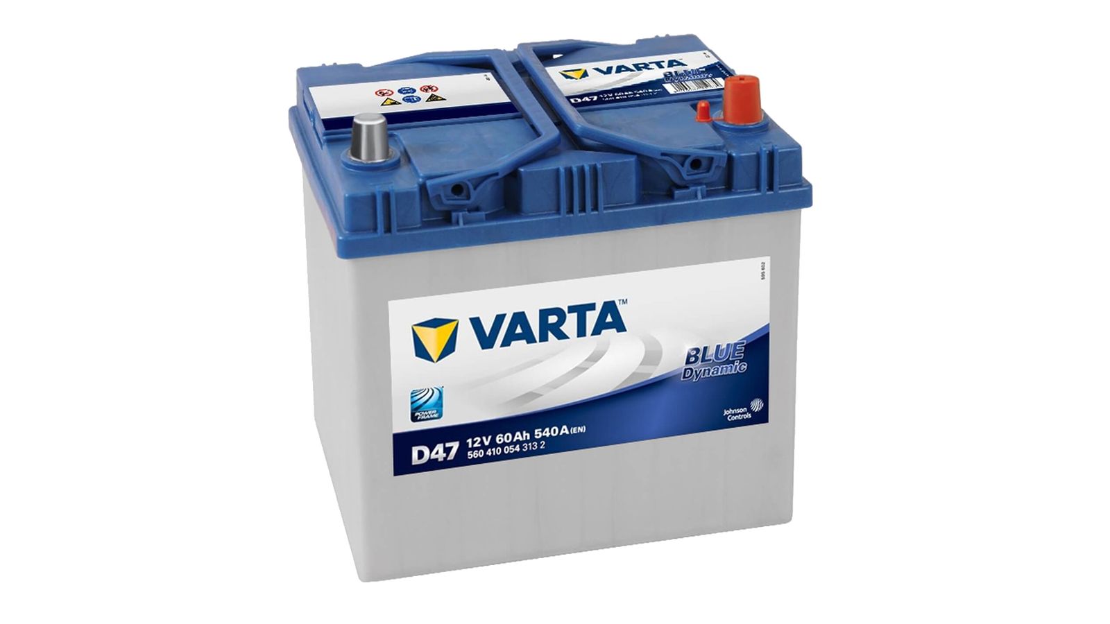 Аккумуляторная батарея VARTA BLUE 6СТ60 D47 560 410 054. 6СТ60 1100 И фотография №2