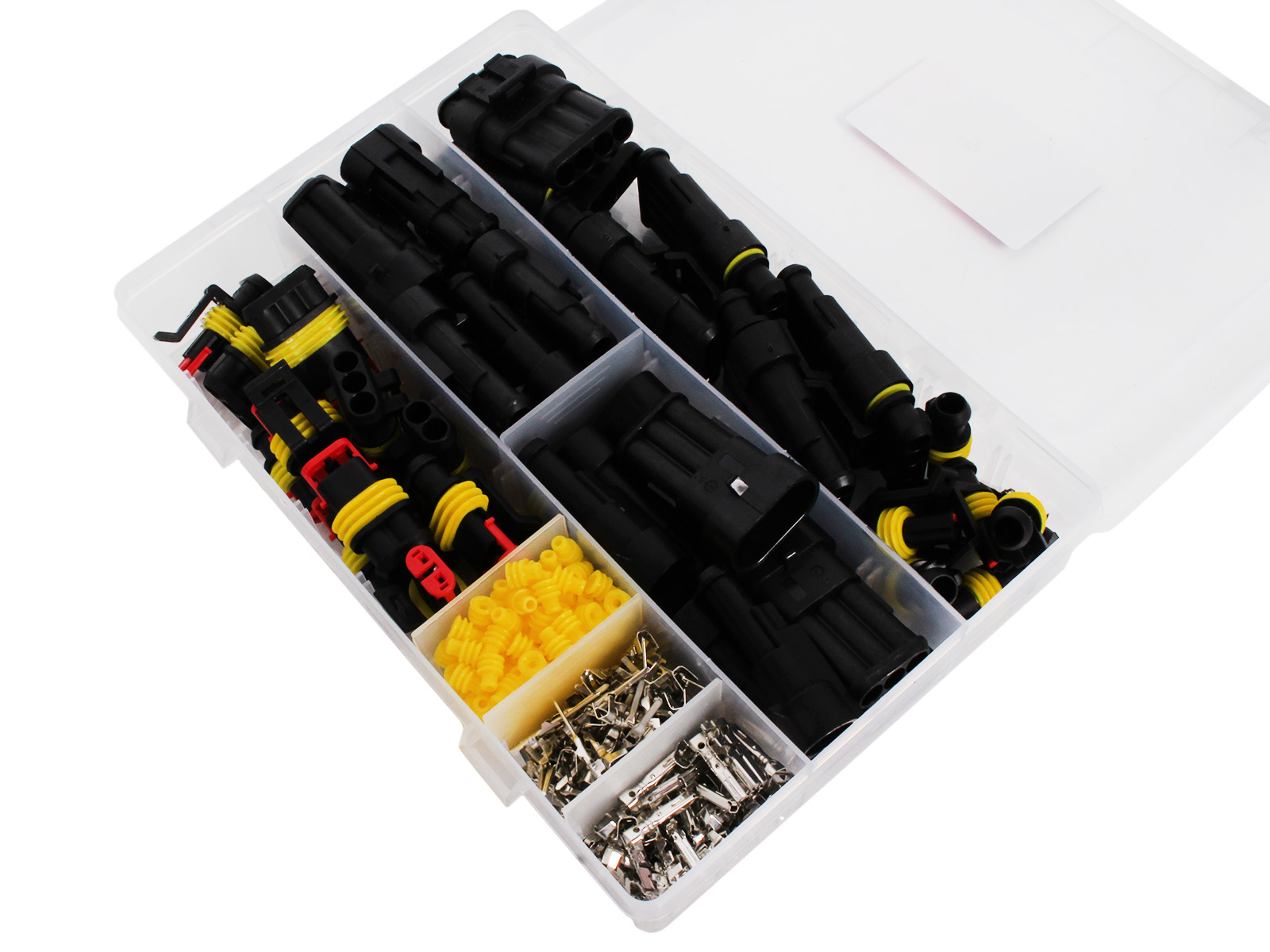 Набор разъемов автомобильных влагозащищенных 352 предмета AR-NVR352P ANROKEY фотография №2