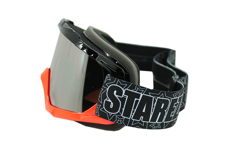 Очки кроссовые STAREZZI GOGGLES MX BLACK fluo-orang 156-705 фотография №4