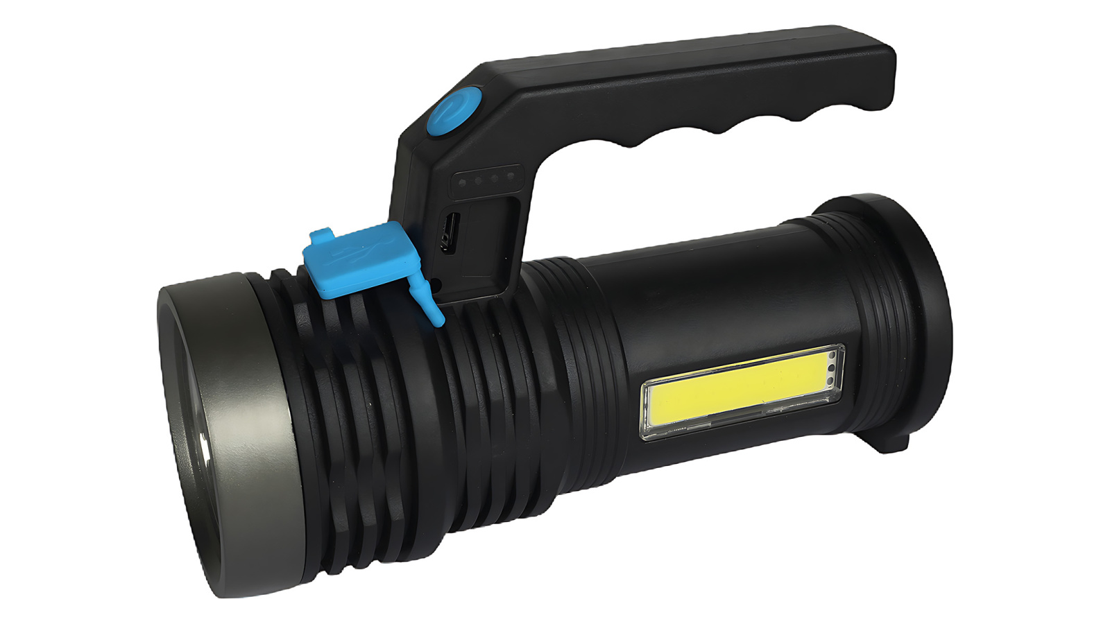 Фонарь светодиодный ручной АКБ USB YYC-X501 фотография №4