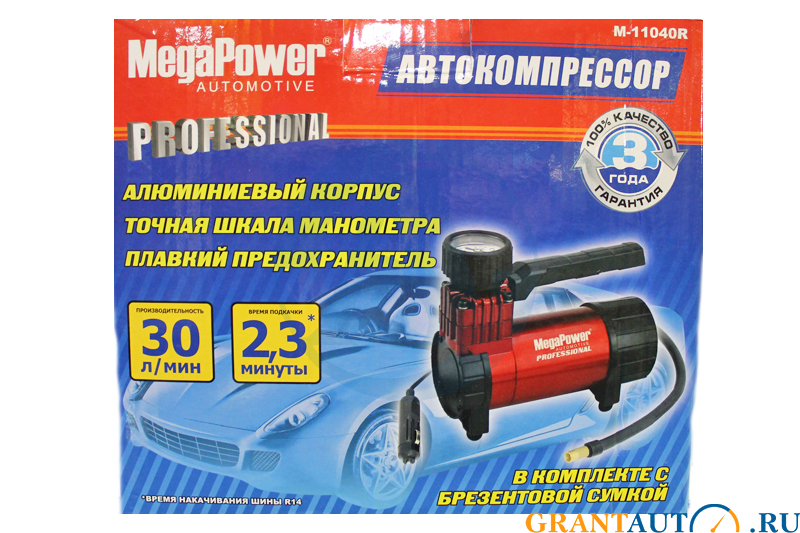 Компрессор MEGAPOWER M-11040 RED фотография №1
