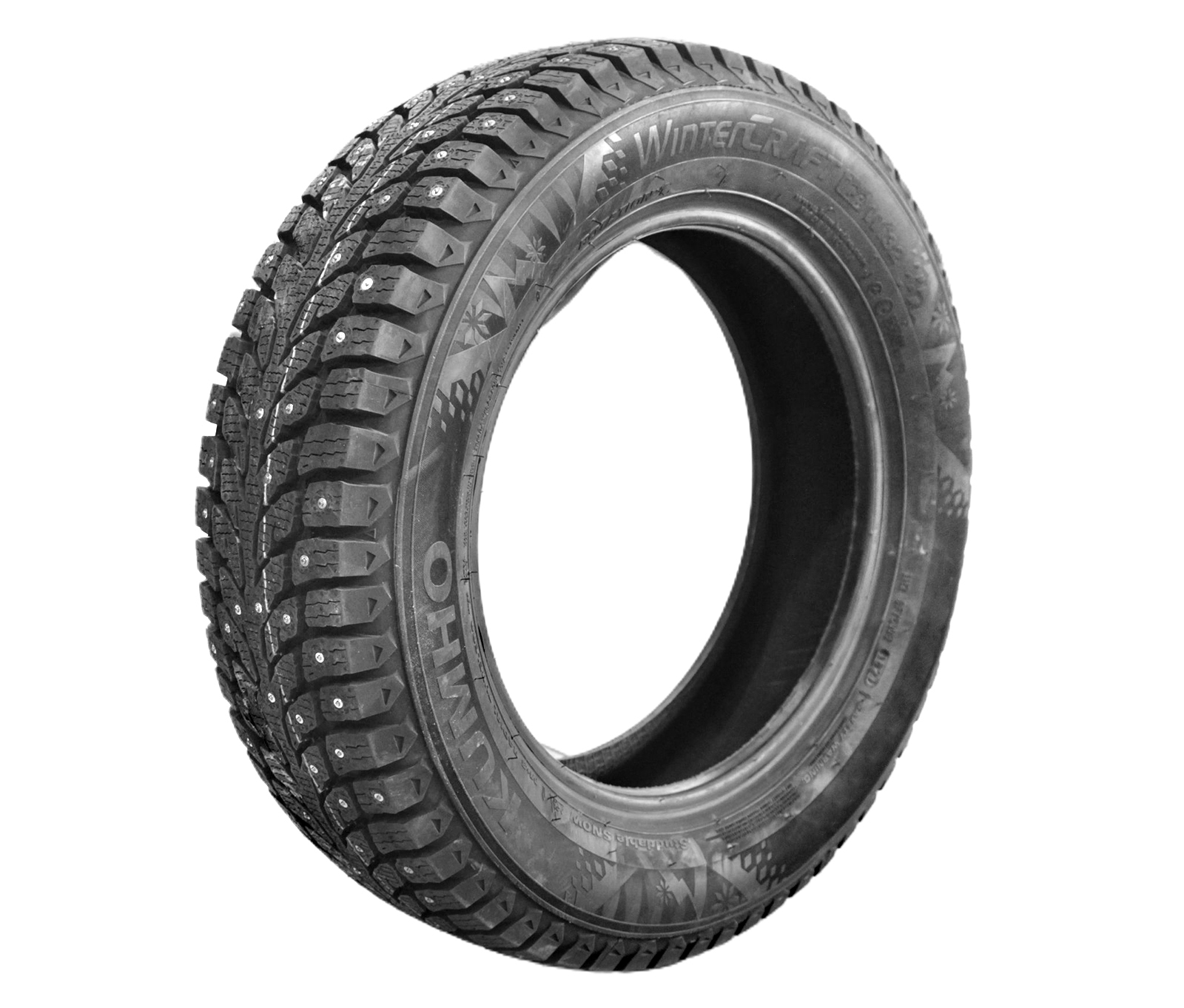 Шина KUMHO Wintercraft WI32 155/70 R13 75T шипованная (1 штука) фотография №2