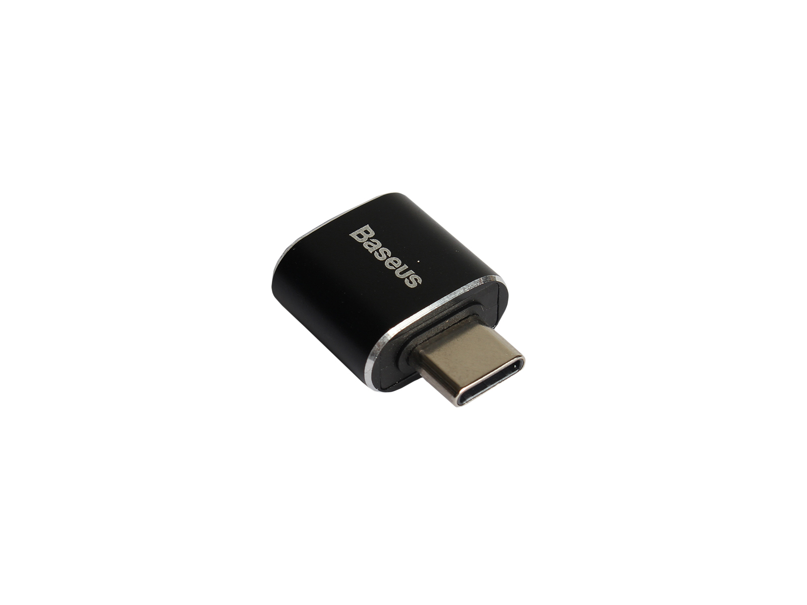 Адаптер переходник с USB на Type-C Baseus black 2.4А фотография №1
