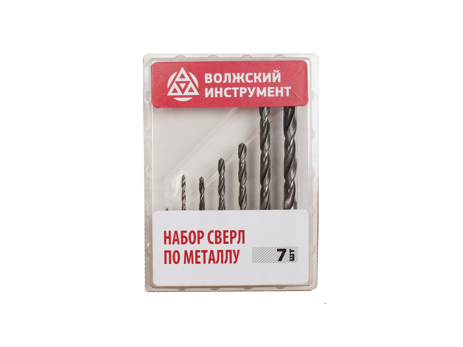 Набор сверл 1.6-8.5мм блистер 7шт фотография №1