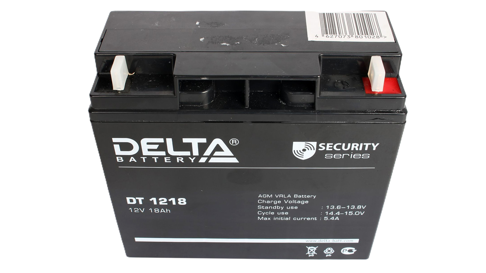 Аккумуляторная батарея DELTA DT 1218 6СТ18 фотография №1
