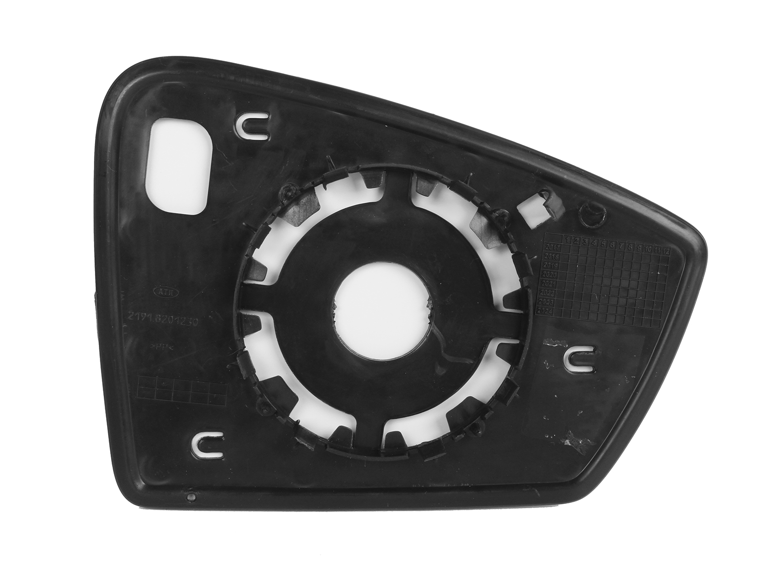 Стекло зеркала бокового ВАЗ-2191 левое 2191.8201229 фотография №3