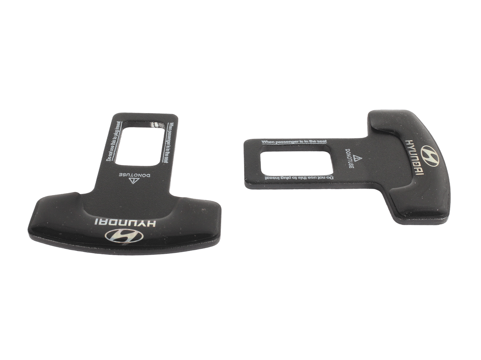 Заглушка ремня безопастности металл.HYUNDAI 2шт фотография №3