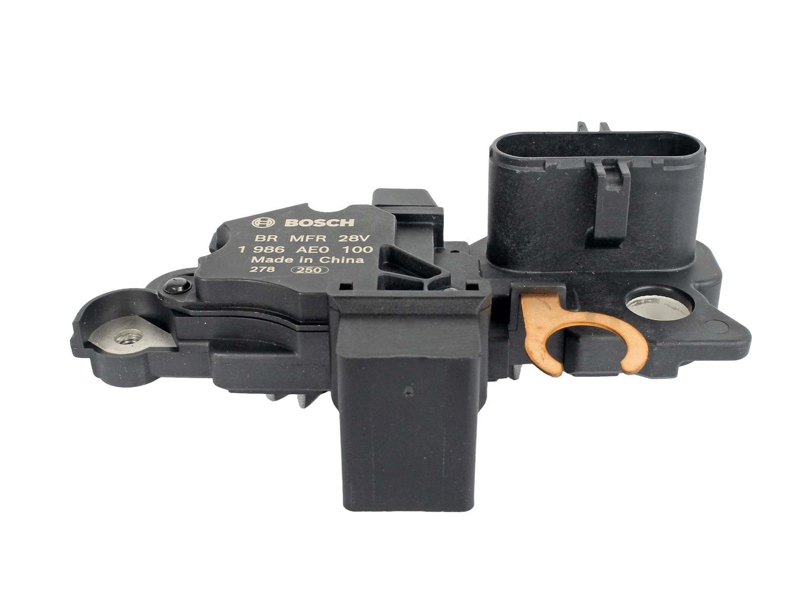 Реле регулятор КАМАЗ-ЕВРО напряжения генератора BOSCH 1986AE0100 фотография №2