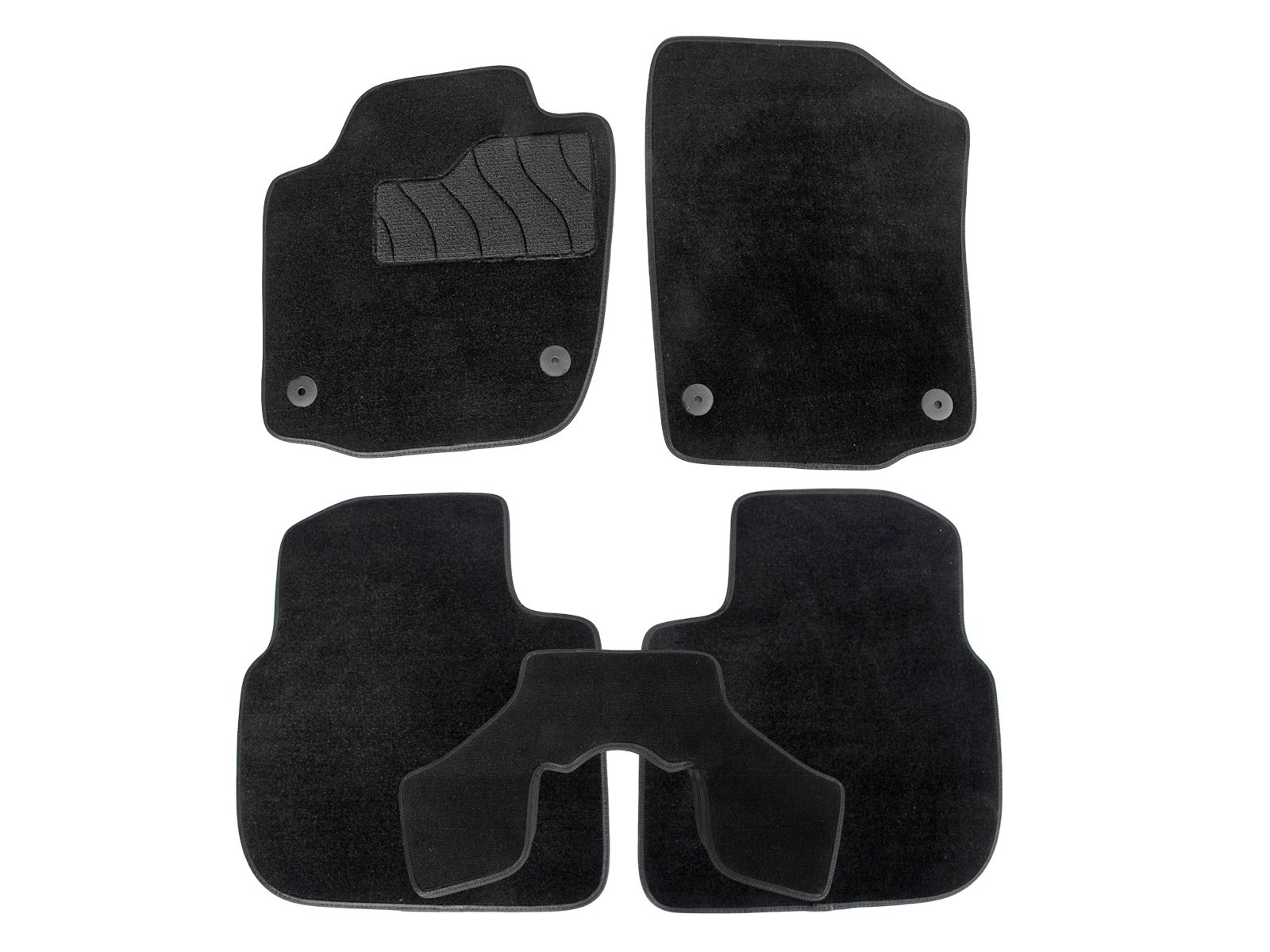 Коврик салона комплект Skoda Rapid 2014- текстиль фотография №1