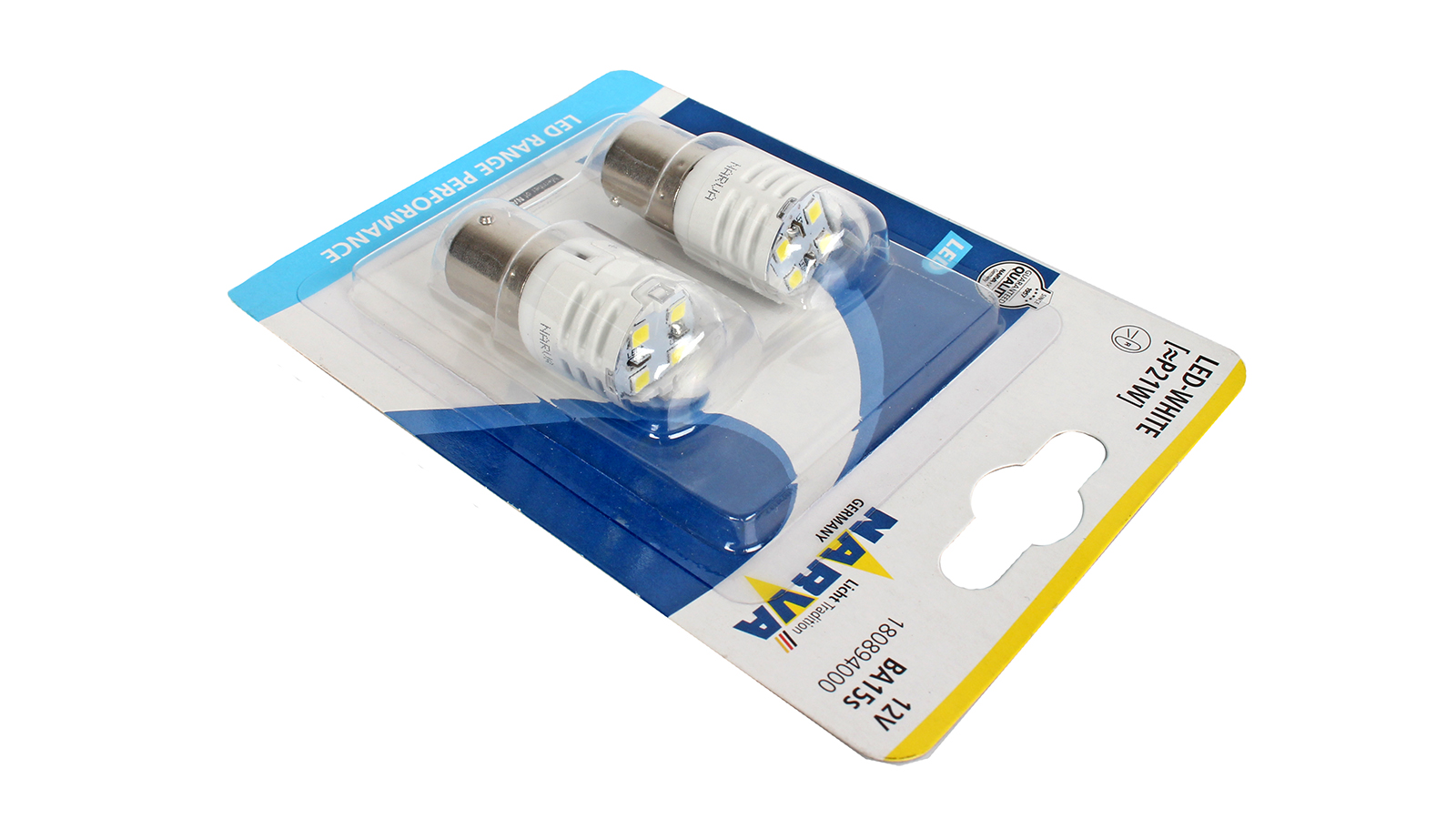 Лампа P21 NARVA 180894000 LED white Narva 2 шт. фотография №3