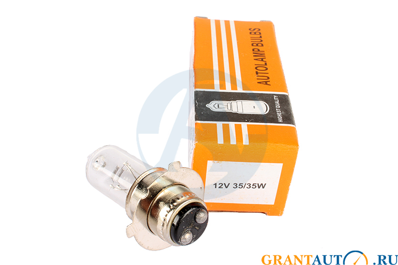 Лампа фары P15D-25-1 12V 35/35W 312-9479 прозрачная фотография №3