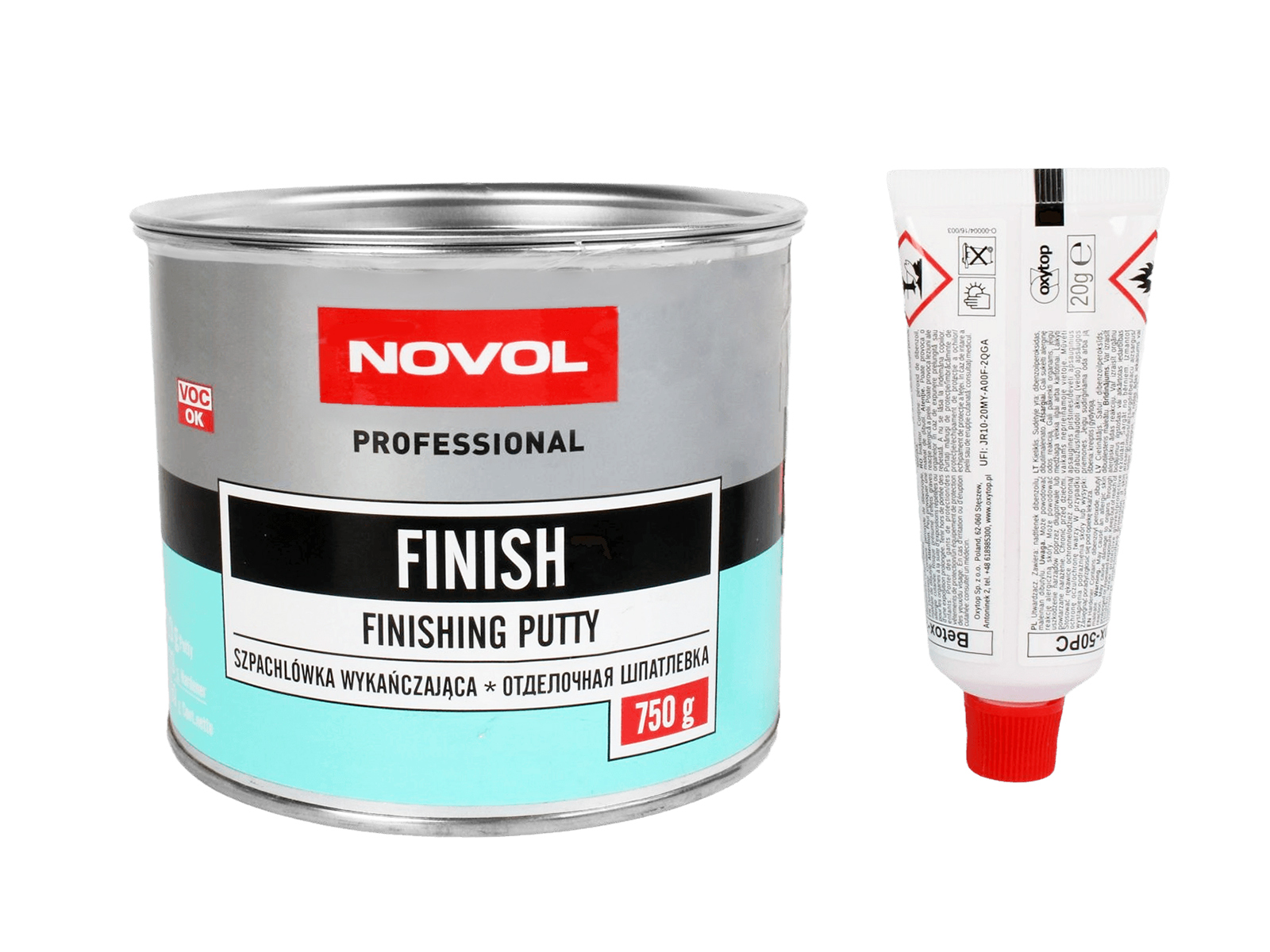 Шпатлевка NOVOL FINISH доводочная 0.75кг фотография №1