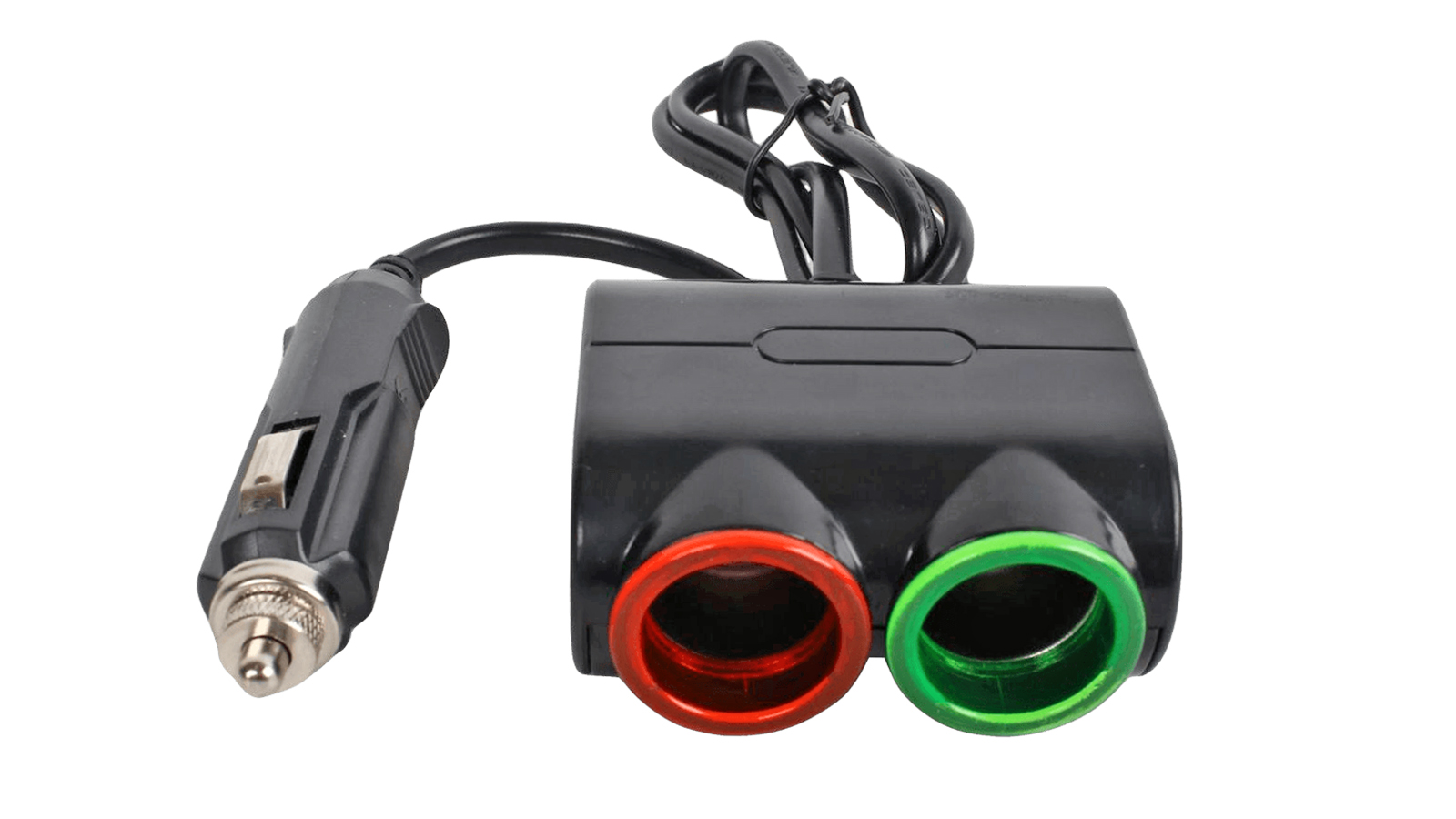 Разветвитель 2 гезда, 1 USB, черный Olesson 1631 фотография №1