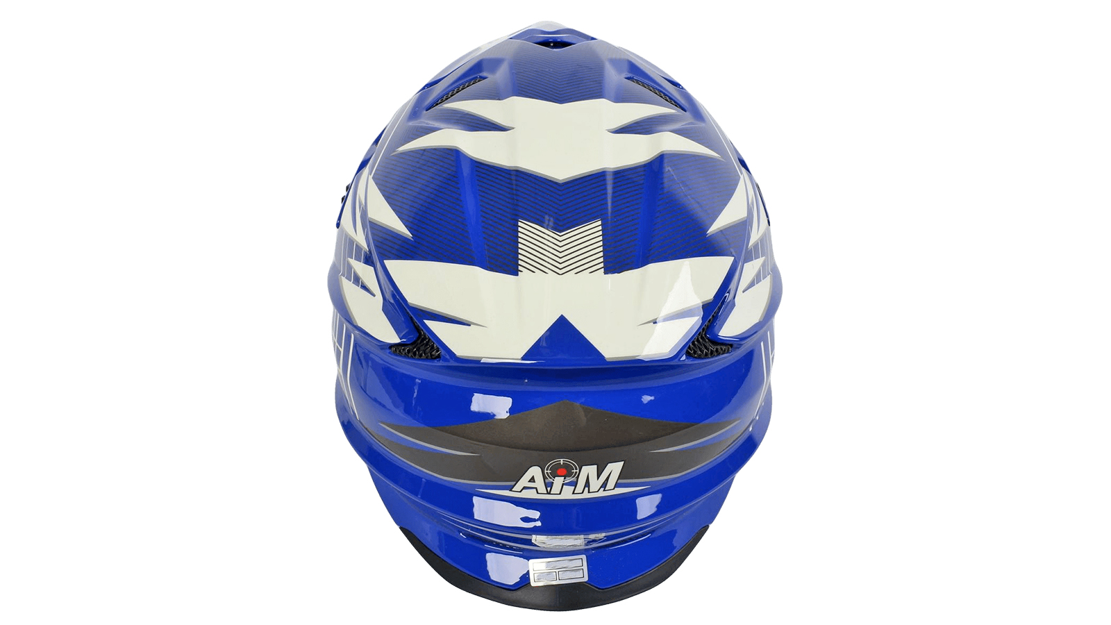 Шлем AiM JK803S Blue/White, XXXL фотография №3