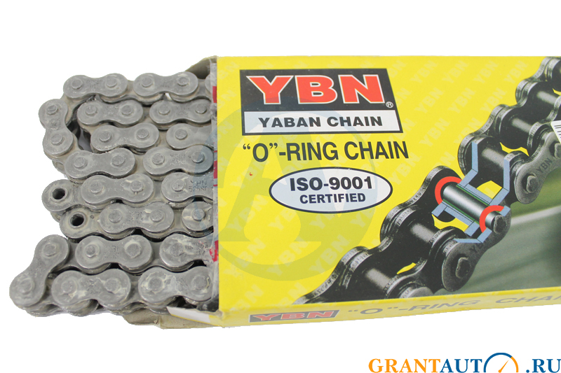 Цепь O-Ring 525-120 звеньев с сальниками YBN фотография №1