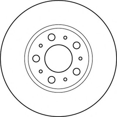 Диск тормозной BREMBO 08.A038.10 шт LEXUS GS/RX фотография №1