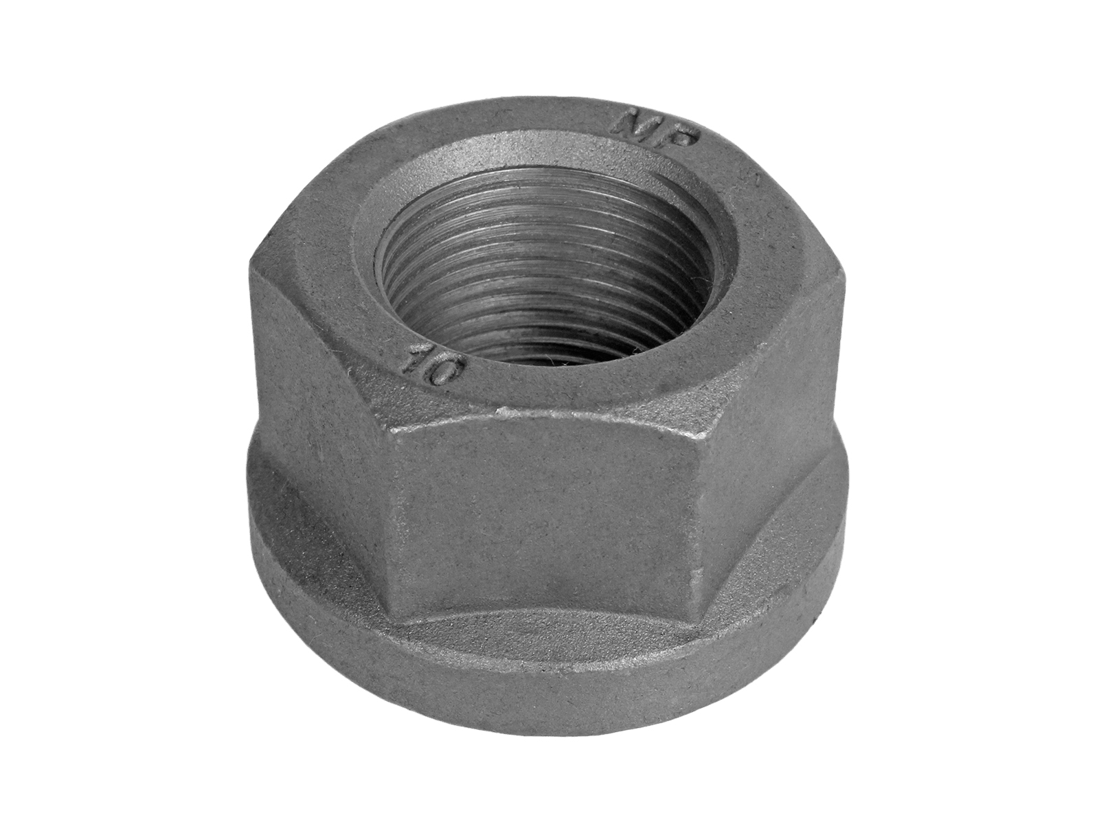 Гайка М30х2-6H стремянки рессоры МАЗ, КРАЗ с насечкой SM 349600 фотография №1