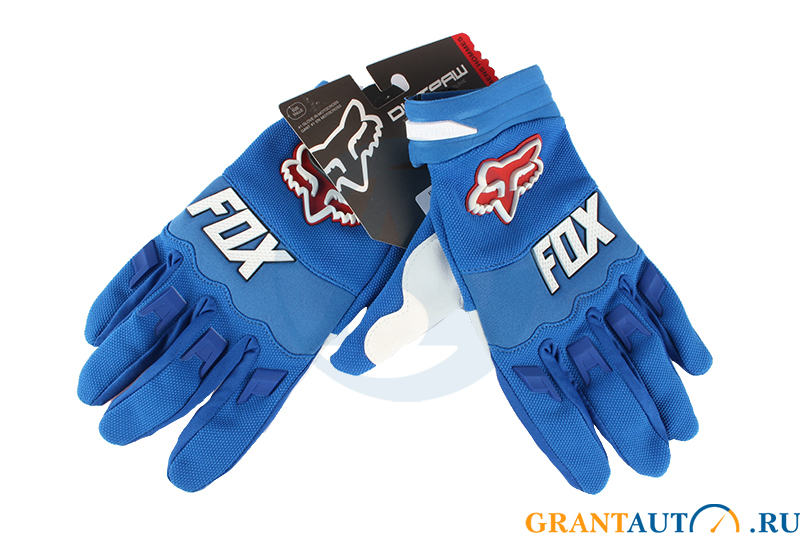 Перчатки FOX F02 (M) синие фотография №1