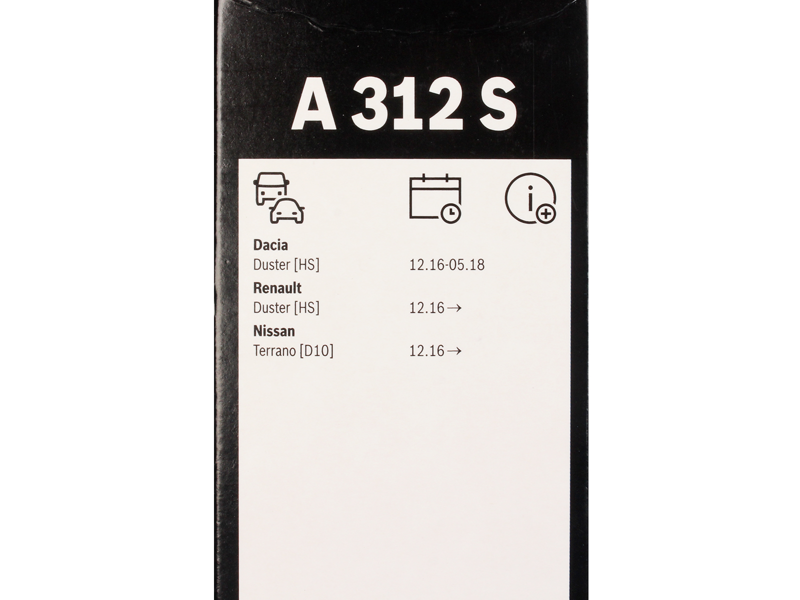 Щетка стеклоочистителя BOSCH 3397014312 A312S комплект фотография №5 Щетка стеклоочистителя BOSCH 3397014312 A312S комплект фотография №5