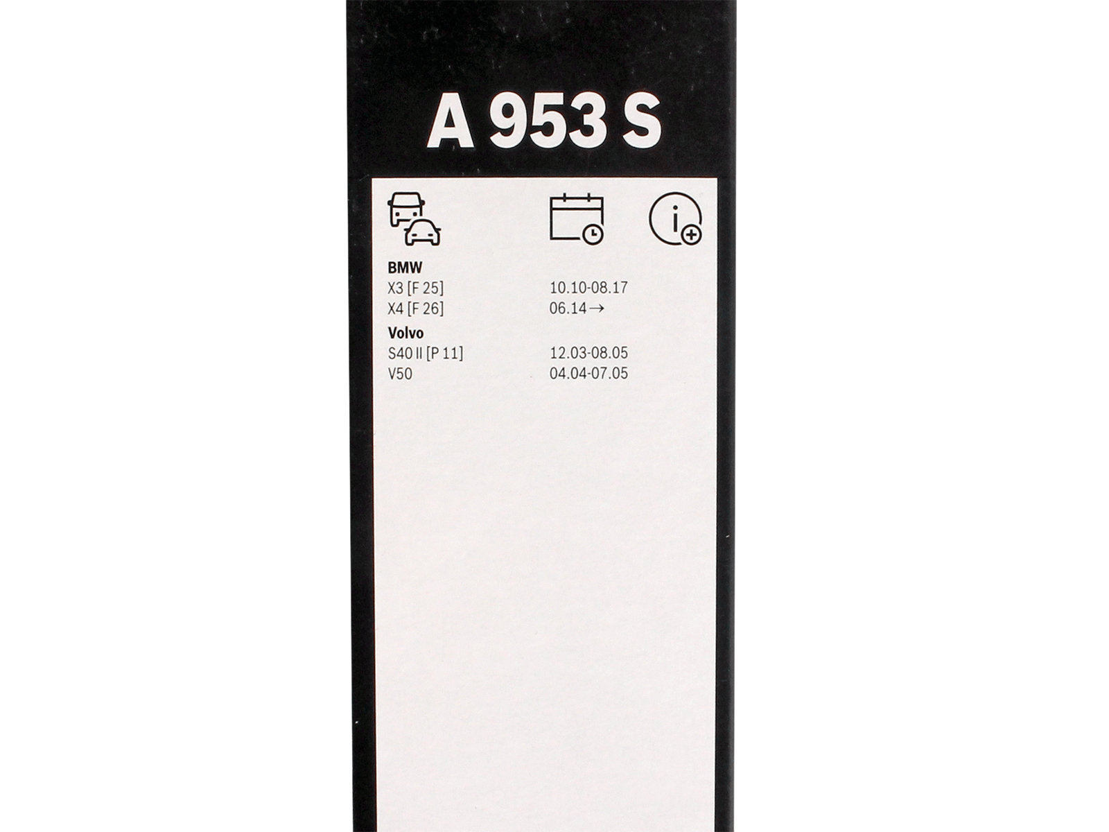 Щетка стеклоочистителя BOSCH комплект 3397118953 A953S фотография №6