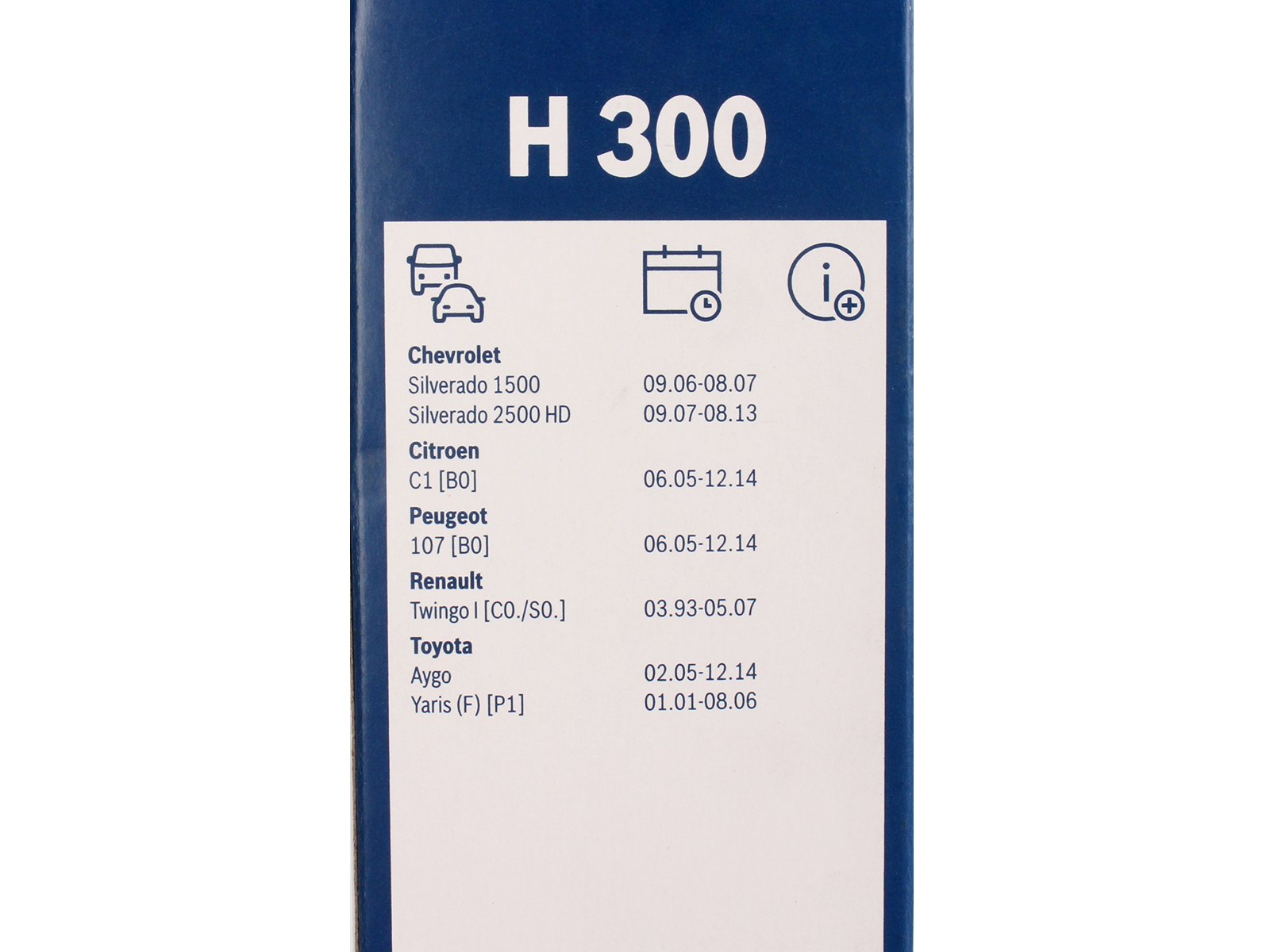 Щетка стеклоочистителя BOSCH H300 задняя фотография №4