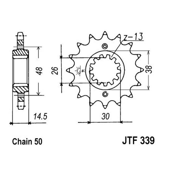Звезда ведущая JTF339.17 фотография №1