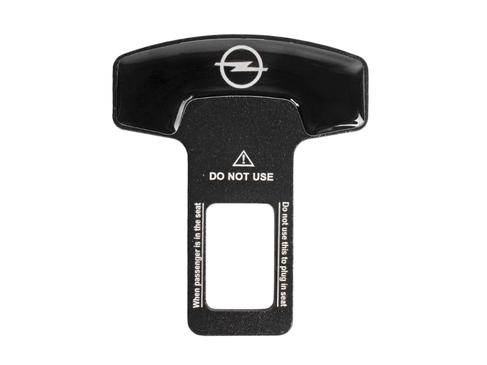 Заглушка ремня безопастности металлическая OPEL 1 штука фотография №1