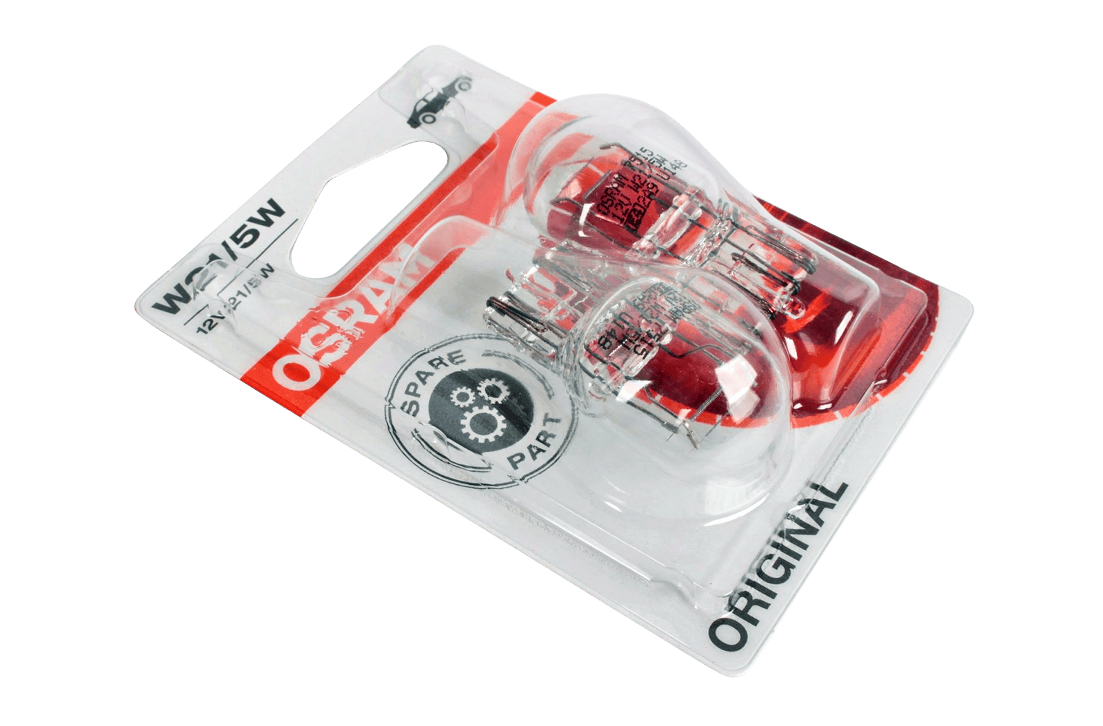 Лампа 12V 21/5W W21/5W OSRAM O-7515-02B комплект фотография №2