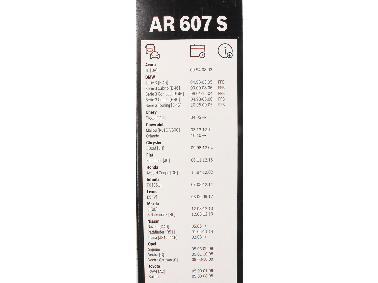 Щетка стеклоочистителя BOSCH комплект 3397118909 AR607S фотография №4