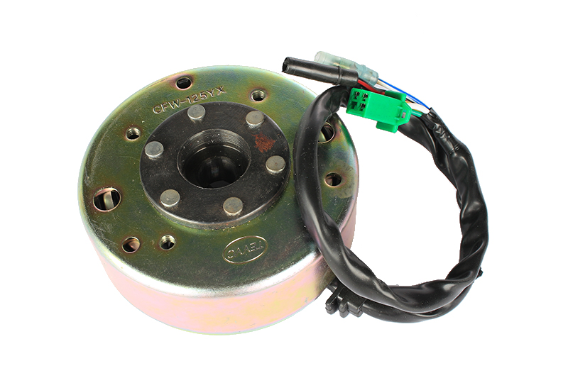 Магнето в сборе 152QMI 125/150cc 8кат.ротор+статор фотография №2