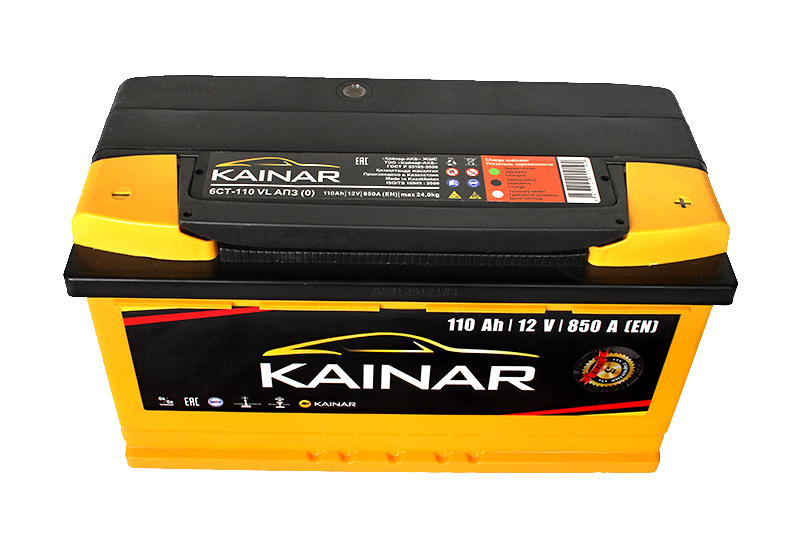 Аккумуляторная батарея KAINAR 6СТ110 обратная фотография №2